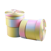 New design printing gradient color  grosgrain ribbon